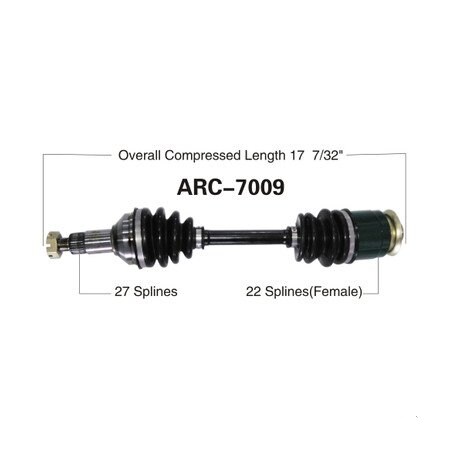Wide Open OE Replacement CV Axle for ARCTIC REAR 250/300 05 ARC-7009